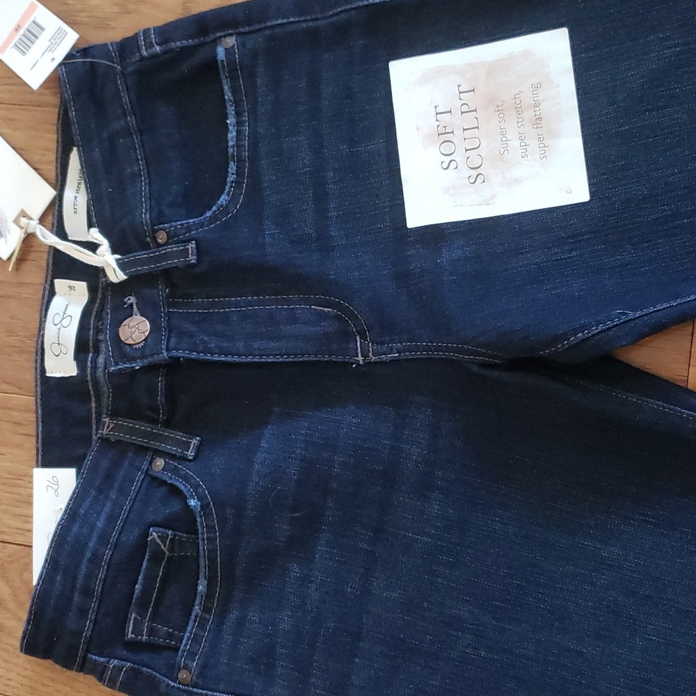 NWT Jessica simpson arrow straight blue jeans size 26 - Picture 5 of 8